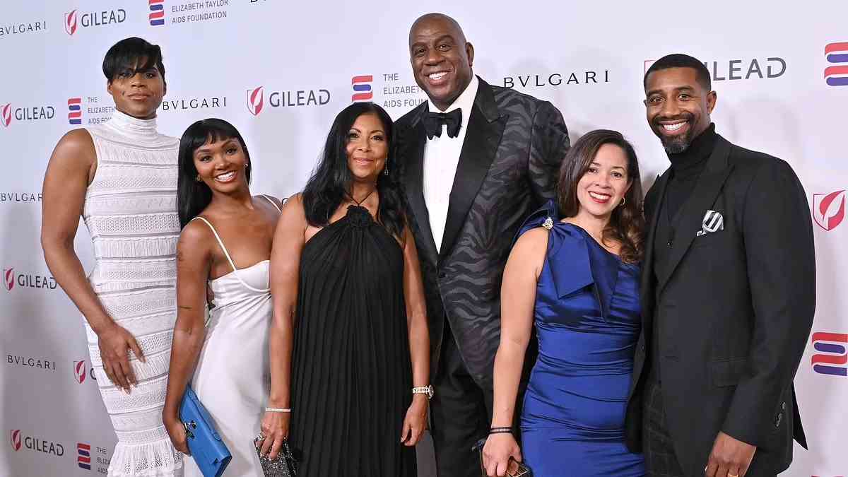 Magic’s younger sister Kim Johnson