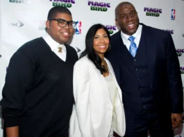 Magic’s younger sister Kim Johnson