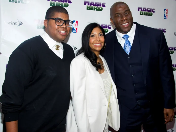 Magic’s younger sister Kim Johnson