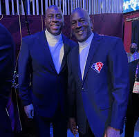 Magic’s younger brother Michael Johnson