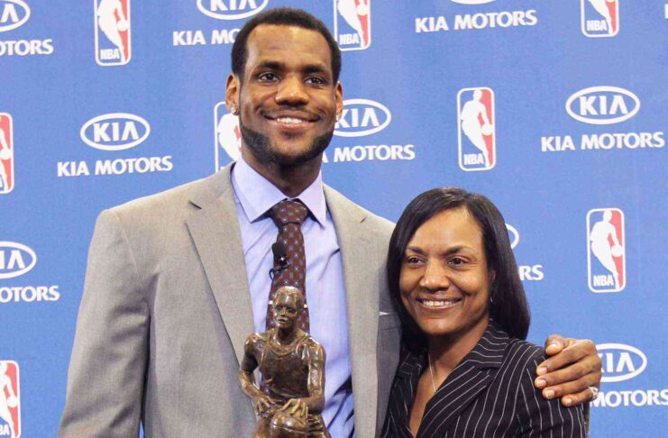 Lebron James mother Gloria Marie James
